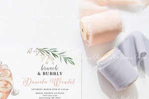 Wedding Horizontal 7x5 Card Mockup