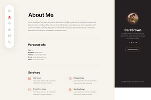 Carl - CV/Resume Portfolio Template