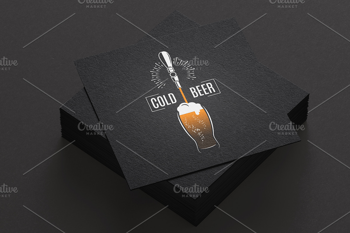 Beer tap with beer glass., an Object Illustration by PushLogo (Photo 1 of 3)