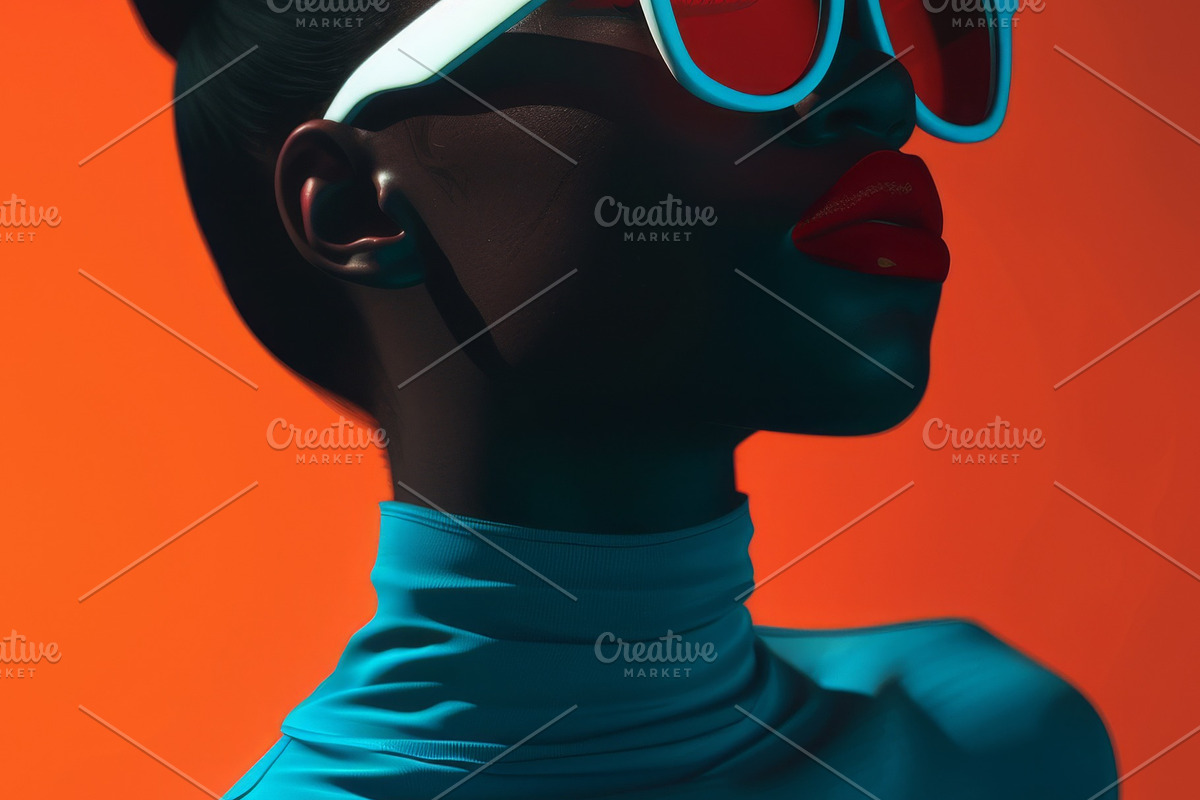 109 Fashion models in sunglasses, a Beauty & Fashion Photo by Handmadefont (Photo 15 of 113)