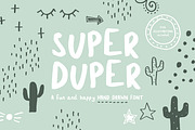 Super Duper, a Script Font by Laura Ingham (Thumbnail 1 of 8)