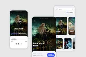 Kleio Book Listening App UI Kit