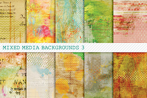 Mixed Media Backgrounds 3