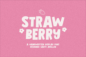 Strawberry - Handwritten Display
