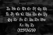 Blackent, a Blackletter Font by Burntilldead (Thumbnail 4 of 11)