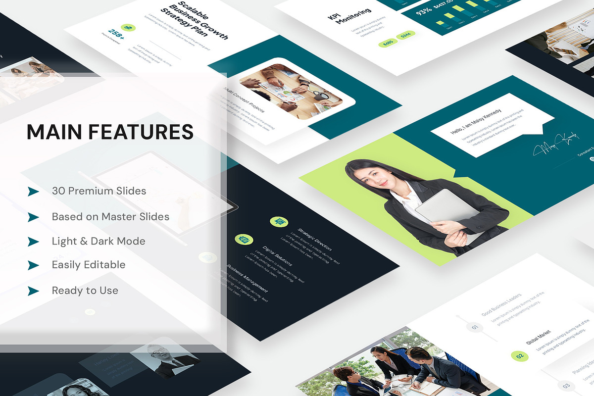 Business Consulting Google Slides, a Presentation Template by New Coral Design (Photo 2 of 6)