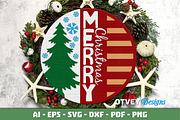 Merry Christmas Door Hanger LaserCut, a Decorative Illustration by OTVEY DESIGN (Thumbnail 9 of 13)