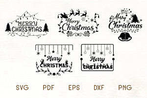Christmas SVG - Merry Christmas SVG