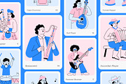 Musician Illustration Art, a Person Illustration by Vectors Market (Thumbnail 6 of 9)