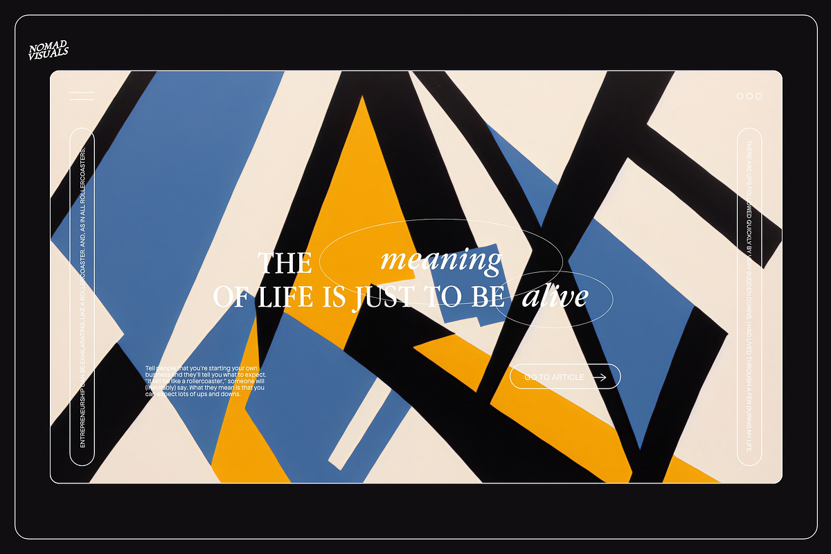 Bauhaus Paintings, a Decorative Illustration by Nomad Visuals (Photo 13 of 21)