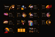 Dark Glamour Vibrant PowerPoint, a Presentation Template by UInstrument (Thumbnail 2 of 3)