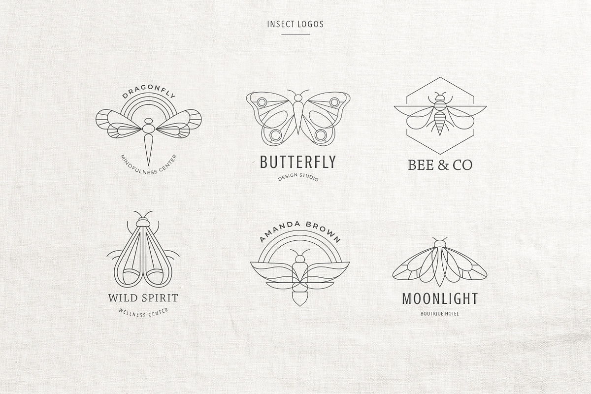 Bohemian Minimal Logos collection, a Branding & Logo Template by Marish (Photo 8 of 13)