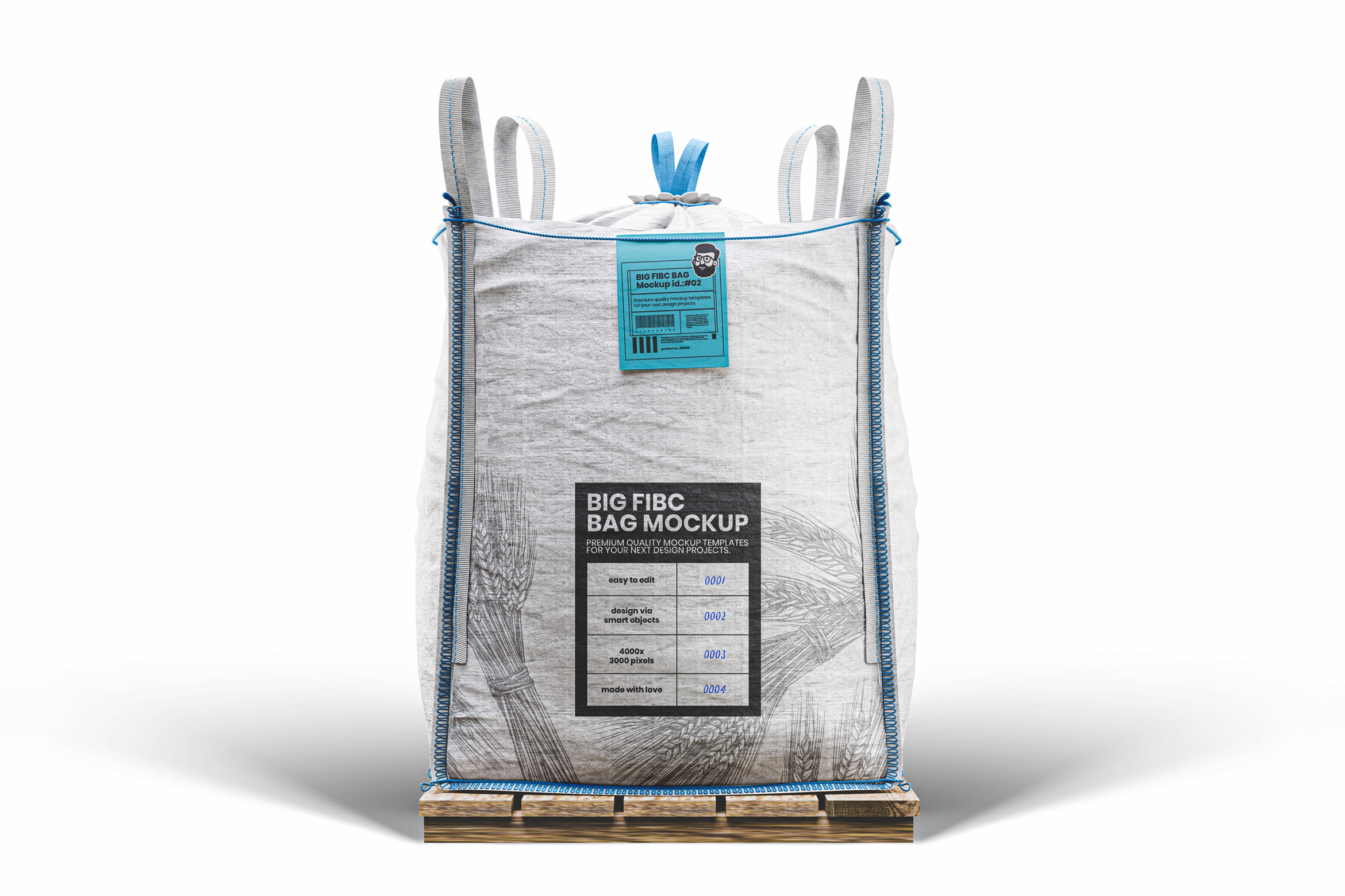 Big FIBC Bag Mockup, a Packaging Mockup by Designer Dude