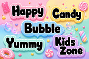 Bright Bubbly, a Slab Serif Font by Wow Magic (Thumbnail 2 of 5)