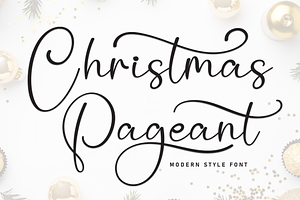 Christmas Pageant Script Font