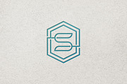 Minimalist Letter S Hexagon Logo, a Branding & Logo Template by Luxury Logos (Thumbnail 4 of 4)