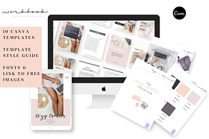 Cozy Creator Workbook Canva Or Adobe