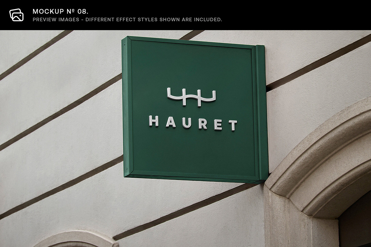 30 Signs & Facade Logo Mockups - V5, a Product Mockup by Asylab (Photo 15 of 38)