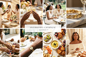 Women & Brunch Editorial Pack