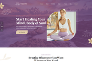 Yoga Fitness Elementor Template Kit, a Landing Page Template by MasterDesigns (Thumbnail 1 of 8)