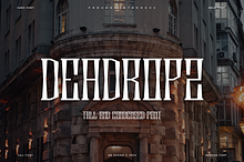 Deadropz - Tall & Condensed Font