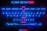 Flami Neon, a Font by Beast Designer (Thumbnail 2 of 2)