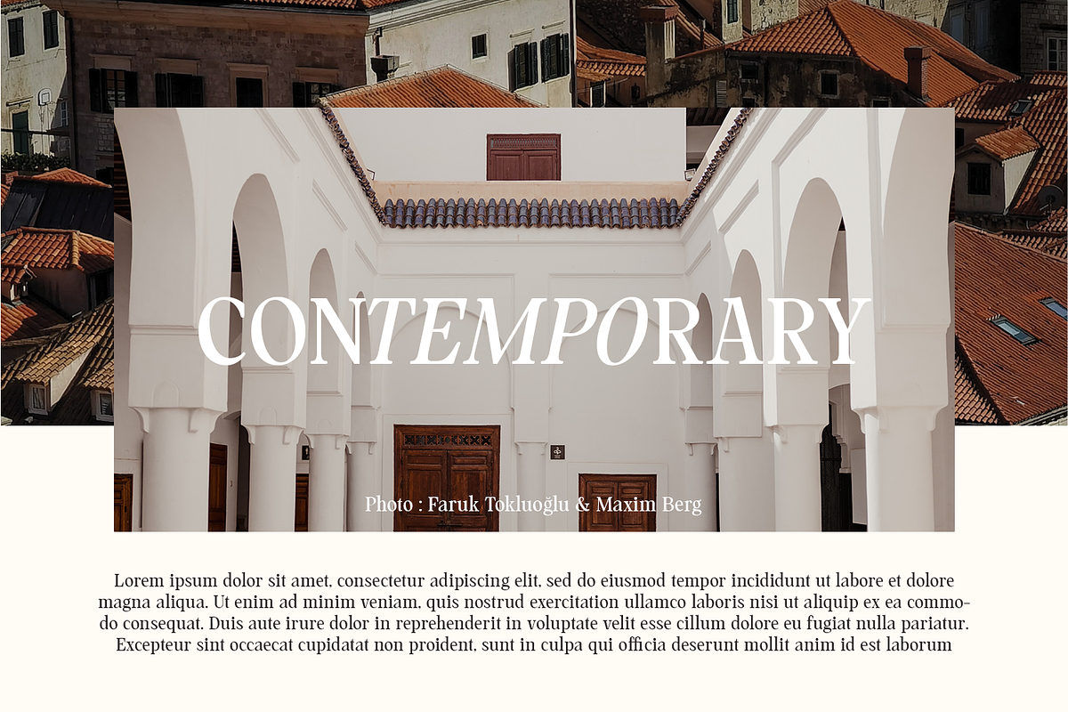 Mountriel - Classic Modern Serif, a Serif Font by Typetemp Studio (Photo 9 of 22)