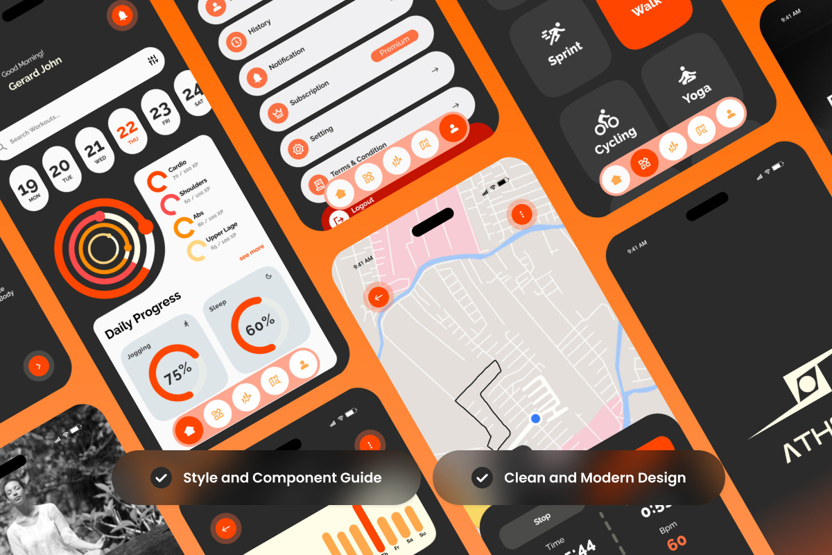 Athora - Outdoor Fitness Tracker App preview 3