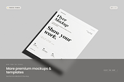 US Letter Flyer Mockup, an Advertising Mockup by Toasin Studio (Thumbnail 7 of 7)
