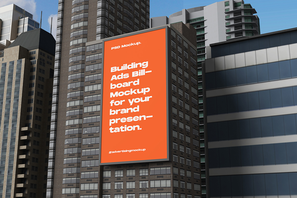 Realistic Urban Billboard Mockup, an Advertising Mockup by My Code Std (Photo 2 of 6)