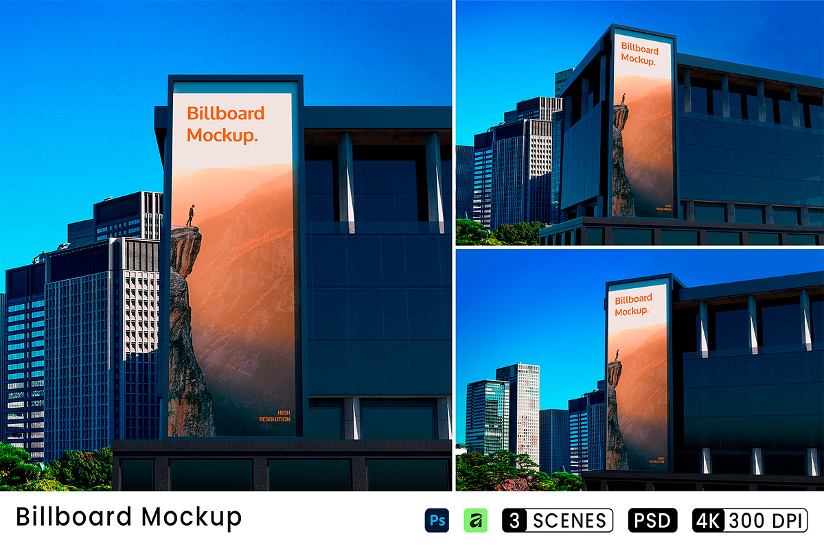 Billboard Mockup Billboard, an Advertising Mockup by Farabion Studio (Photo 1 of 4)