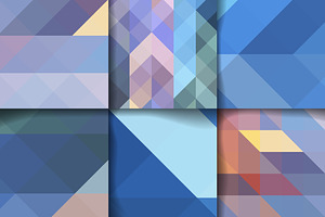 Set Of Geometric Backgrounds