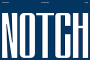 PRAK Notch – Ultra Condensed Font, a Sans Serif Font by Healltica.std (Thumbnail 1 of 18)