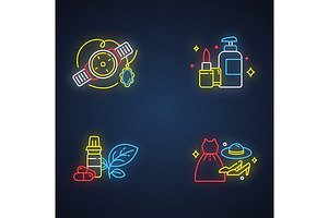 E Commerce Departments Icons Set