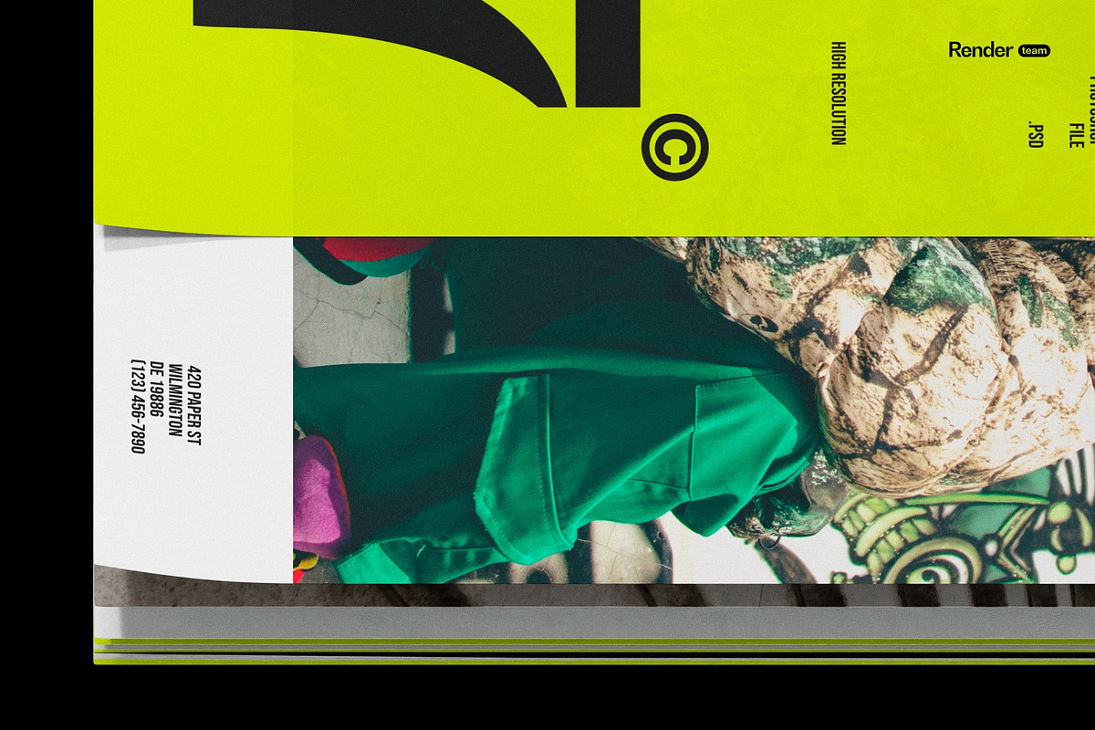 Magazine Mockup Set, a Books & Magazine Mockup by Renderteam (Photo 4 of 12)