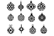 Retro MOD Christmas Baubles, an Object Graphic by Pattern Whimsy (Thumbnail 3 of 5)