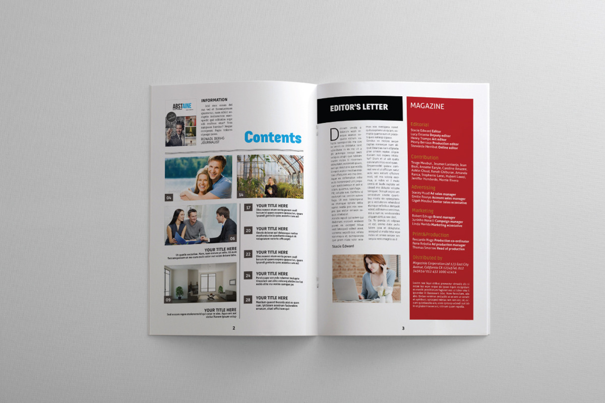 Multi-purpose Magazine Template, a Magazine Template by GreenDesign (Photo 3 of 5)