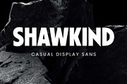 Shawkind - Display Font, a Sans Serif Font by Arterfak Project (Thumbnail 1 of 12)