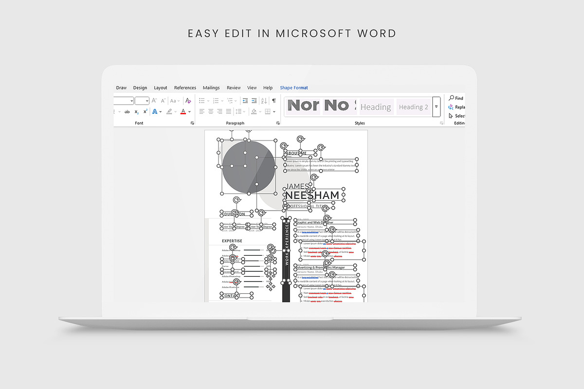 Clean Resume/CV | Word & PSD preview 6