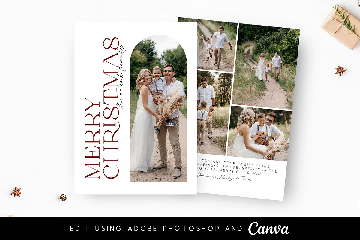 2022 Christmas Card Bundle, a Card Template by Always Templates (Photo 4 of 12)