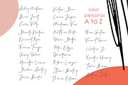 Instalove Diary, a Script Font by AMINMARIO (Thumbnail 7 of 11)