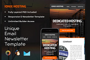 Ionix Hosting – Newsletter Template, an Email Template by ZippyPixels (Thumbnail 1 of 4)