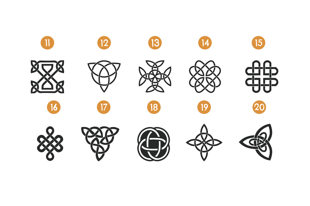 100 Viking pattern Stamp Brush, a Brush Add-On by vectstudio (Photo 10 of 11)