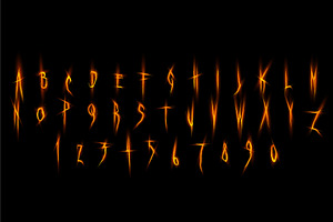 Halloween Letters And Numbers