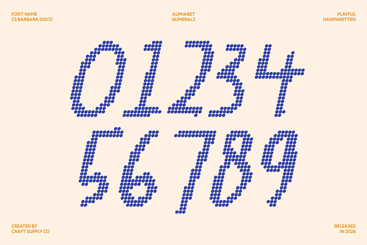 CS Barbara Disco, a Handwritten Font by Craft Supply Co. (Photo 6 of 8)