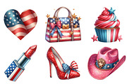 Girly 4th of July Sublimation PNG, an Illustration by SinaCreation (Thumbnail 2 of 5)