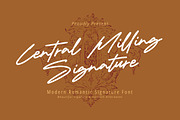 Central Milling – Romantic Signature, a Handwritten Font by tebaltipislab (Thumbnail 1 of 15)