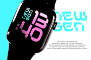 Glitech Futuristic Display, a Font by Glyphstyle (Thumbnail 5 of 9)