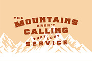 Lost Creek, a Serif Font by Dead Moose Studio (Thumbnail 8 of 11)