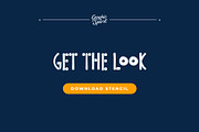 Quirky Stencil Decorative Font, a Handwritten Font by Graphic Spirit (Thumbnail 8 of 8)
